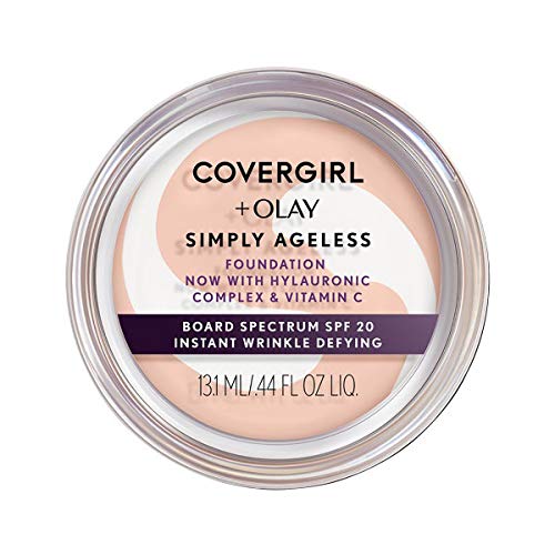 Covergirl & Olay Simply Ageless Instant Wrinkle-Defying Foundation, Creamy Natural