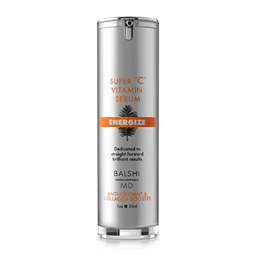 Energize Vitamin C Serum for Face & Eyes - Clinical Strength Collagen Booster with Triple Vitamin C - Dermatologist Developed Skin Care For Anti-aging, Fades Dark Spots and Repairs Sun Damage 1oz