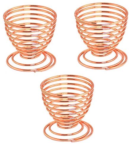 Riqiorod Beauty Sponge Blender Holders, 3 Pack Makeup Sponge Holder Beauty Sponge Holder Drying Rack Egg Powder Puff Display Stand - Rose Gold